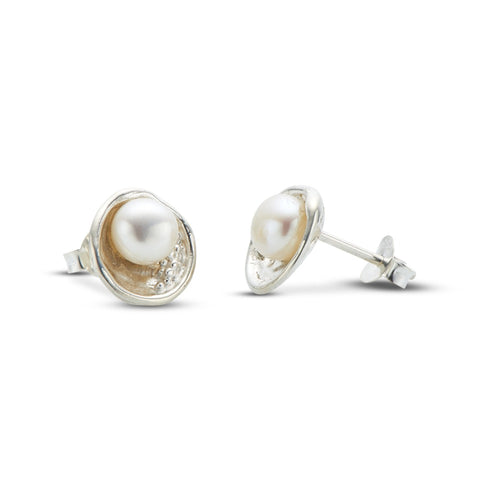 Pearl Stud Earrings (5320617230503)