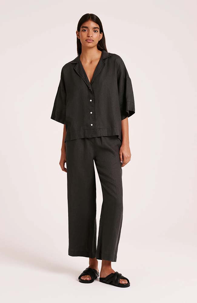 Lounge Linen Crop Pant