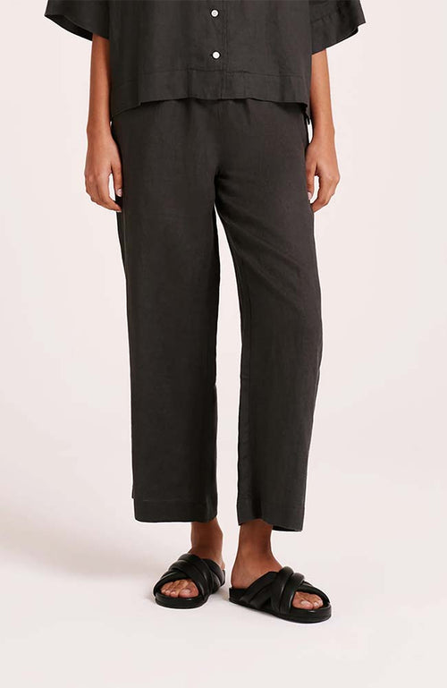 Lounge Linen Crop Pant