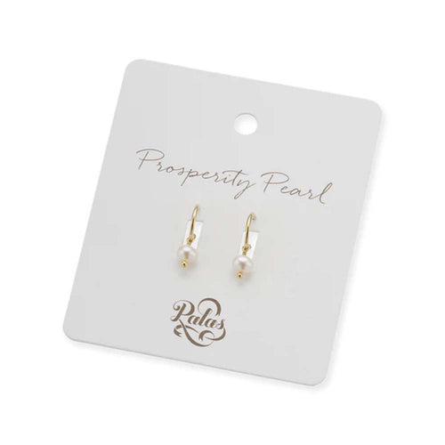 Prosperity Pearl Hoop Earrings