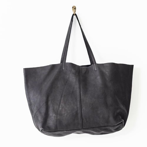 Unlined Leather Tote (5242987380903)