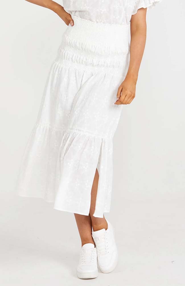 Asher Shirred Skirt