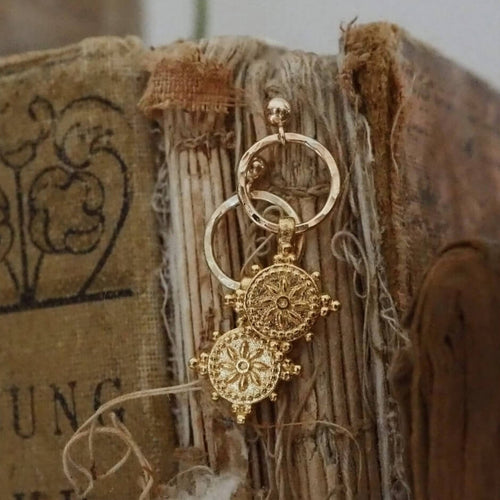 Golden Luxor Stud Earrings