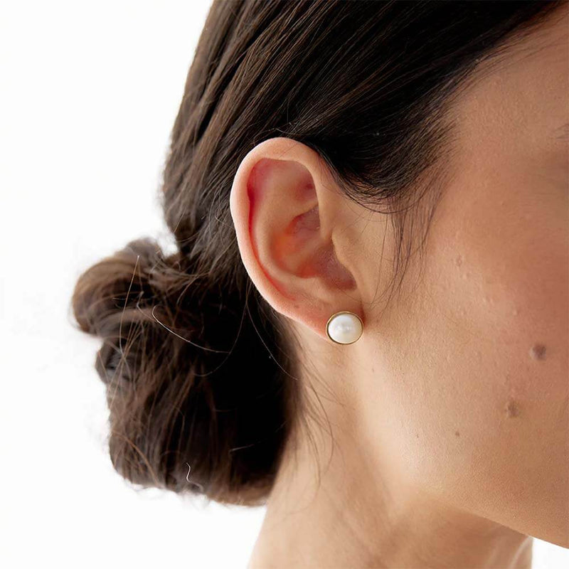 Kastellorizo Pearl Stud Earrings