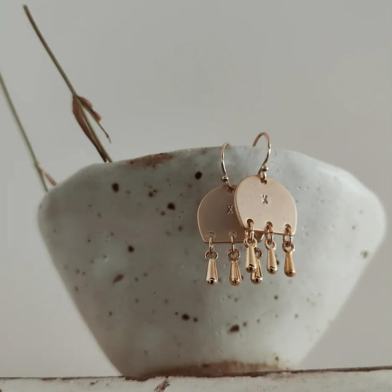 Kissed Moon Beam Earrings