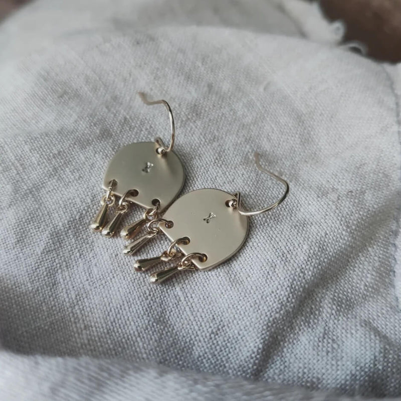 Kissed Moon Beam Earrings