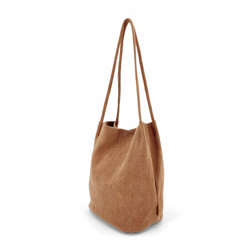 Natural Long Handle Bag