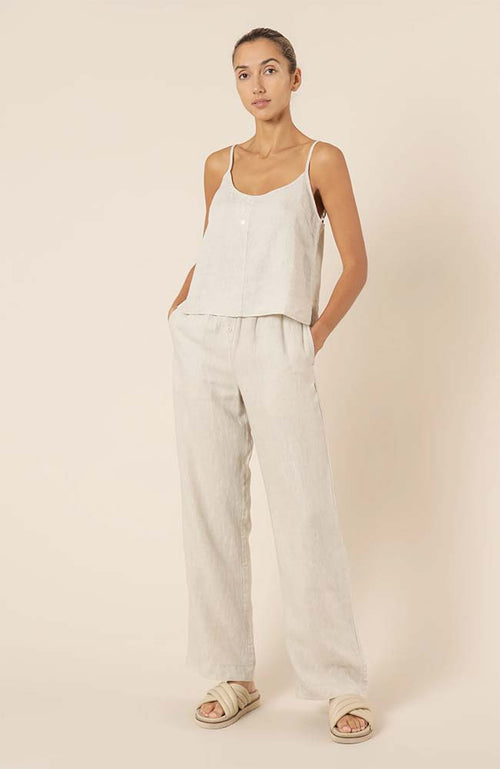 Nude Linen Lounge Pant