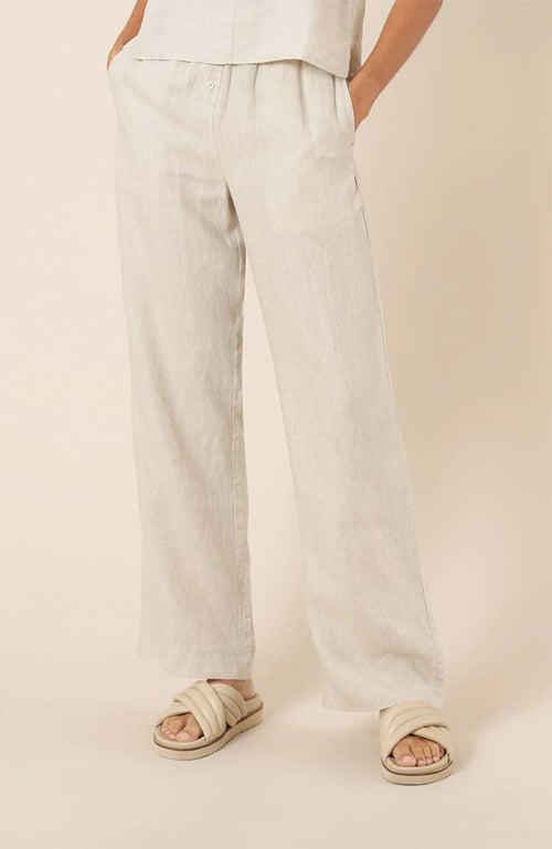 Nude Linen Lounge Pant