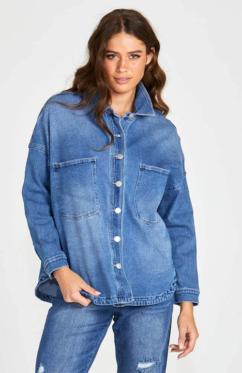 Macy Denim Shacket