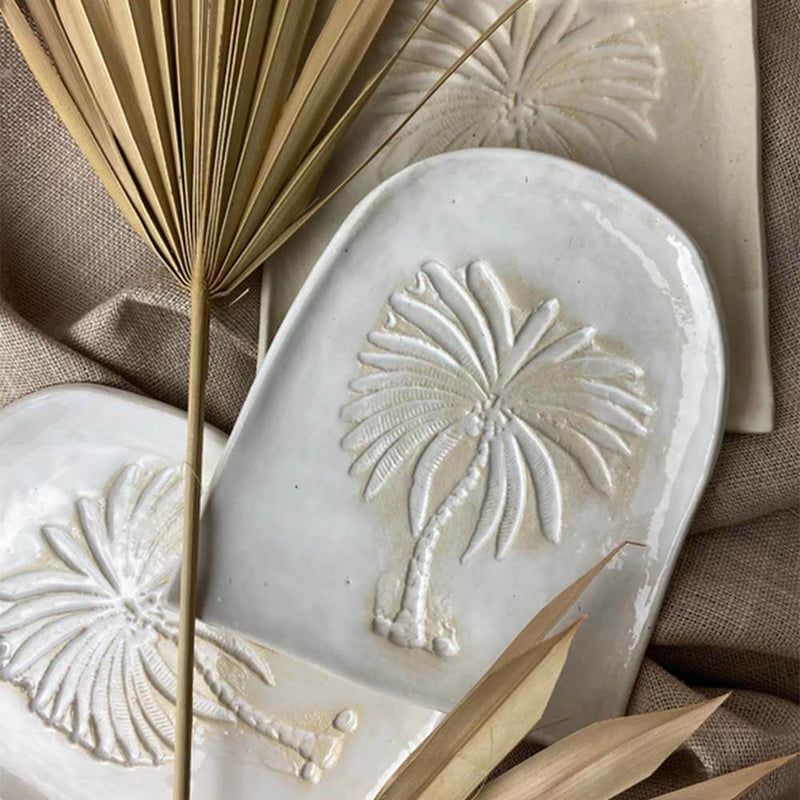 Palm Tree Trinket Plate