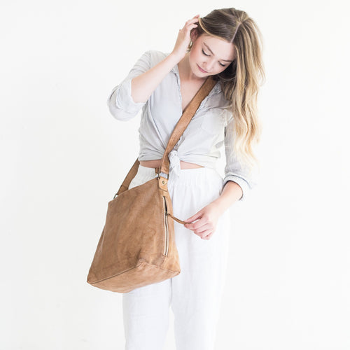 Perforated Leather Slouchy (5242951893159)