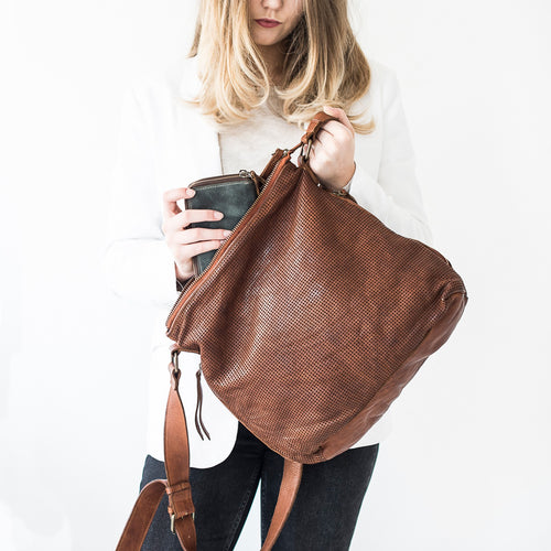 Perforated Leather Slouchy (5242951893159)
