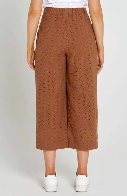 Sofia Embroidered Wide Leg Pant