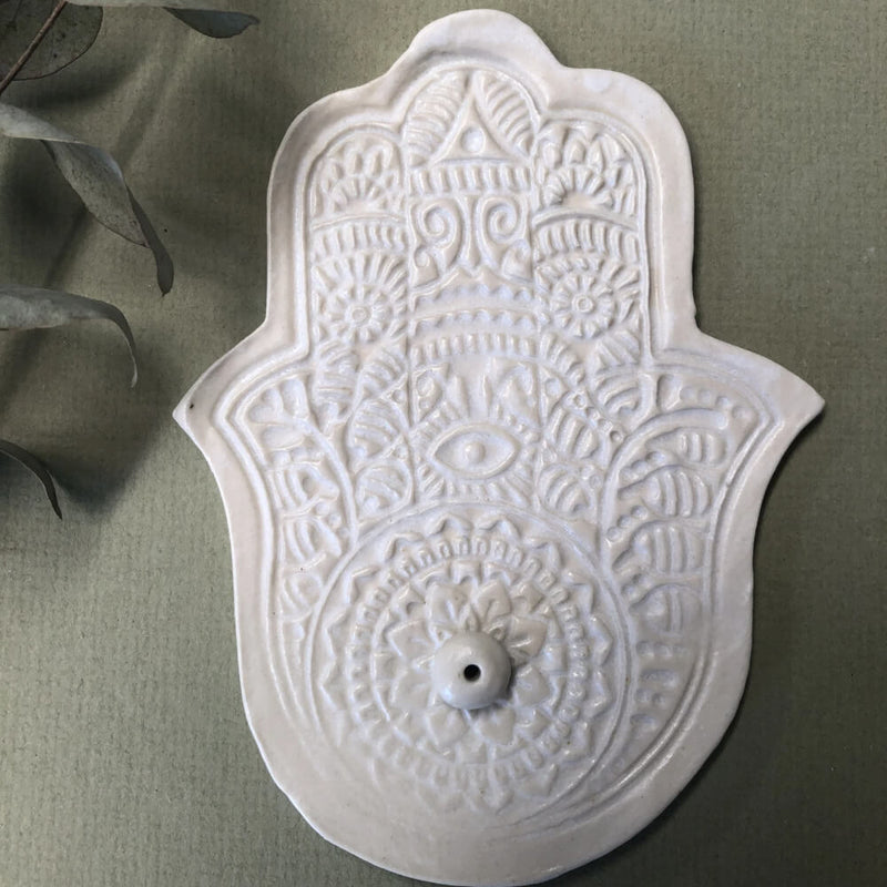 Hamsa Hand Incense Holder (6106830733479)