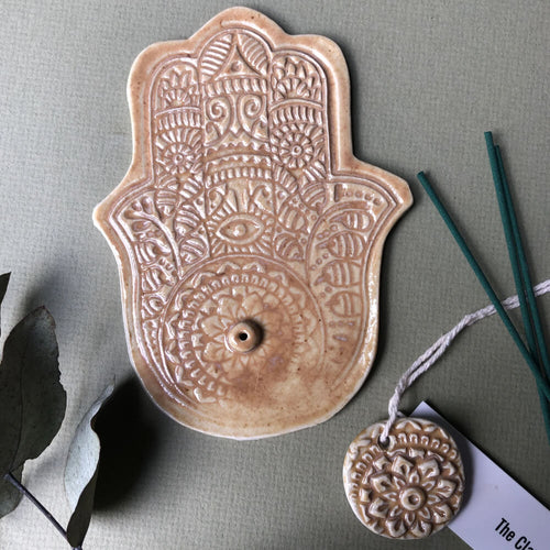 Hamsa Hand Incense Holder (6106830733479)